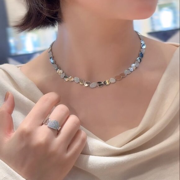 APM Monaco Galet Sterling Silver Silver Necklace - Picture 6 of 6